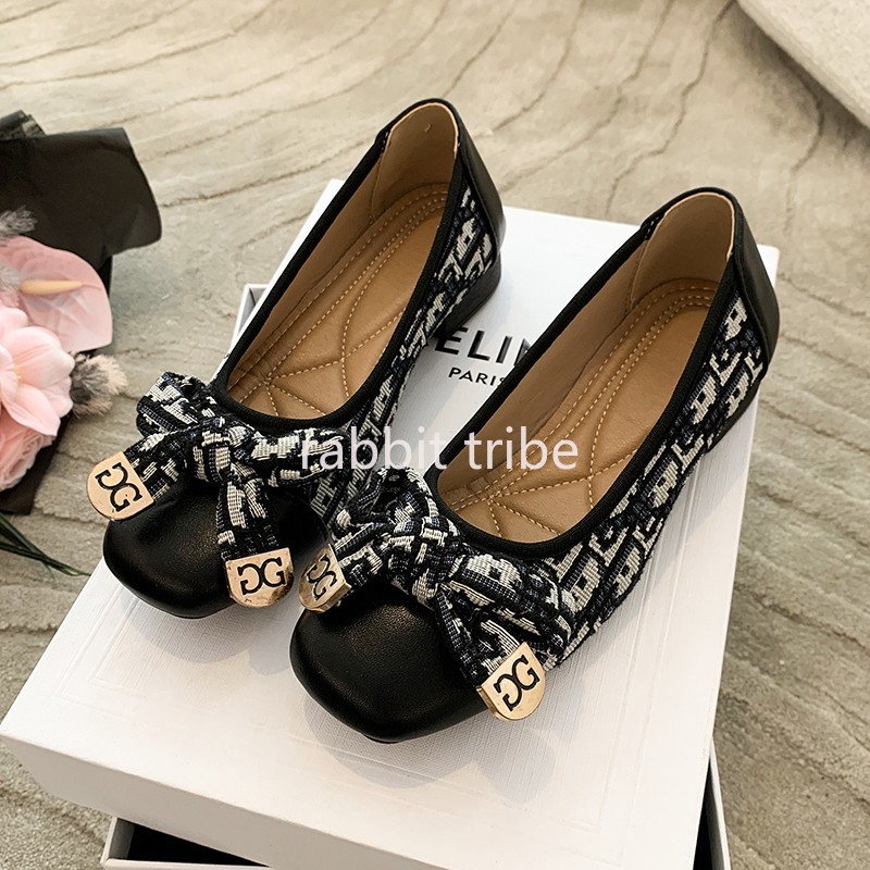 Women'S Shoes To Men'S - 快適なフランスのレディースシングルシューズ女性のセクシーなスタイルスクエアヘッド刺繍スカートローヒール小さな香り豆の靴