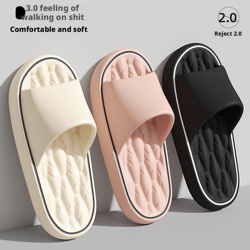 Mule Slip On - Eva ハウススリッパ漏れ防止ノンスリップ速乾性浴室シャワースリッパ軽量水漏れビーチ水泳スライド