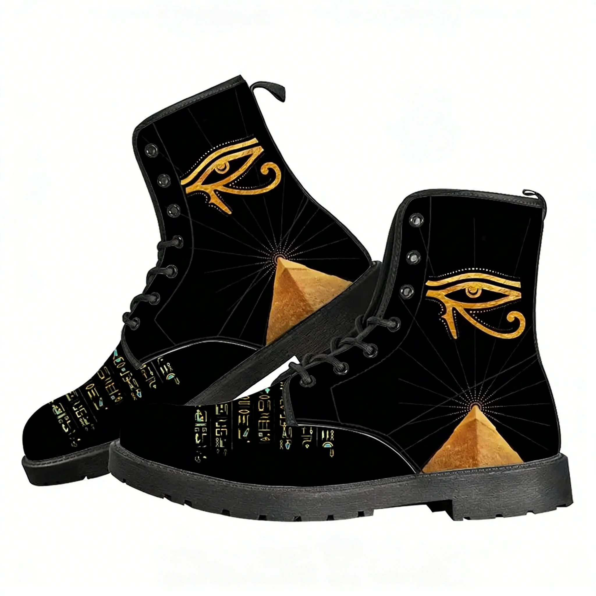 Women Shoes Egypt - ホルスエジプト神カジュアルブーツメンズレディースエジプトの目ティーンエイジャーシューズファッションアウトドア高品質カスタマイズメイドシューズ