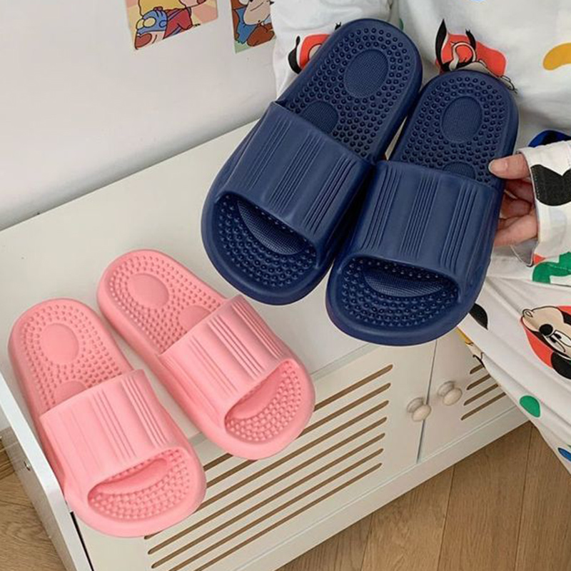 Mule Slip On - 快適な室内マッサージスリッパ レディース 軽量EVAソフトソール ホームスライド 女性用 夏用