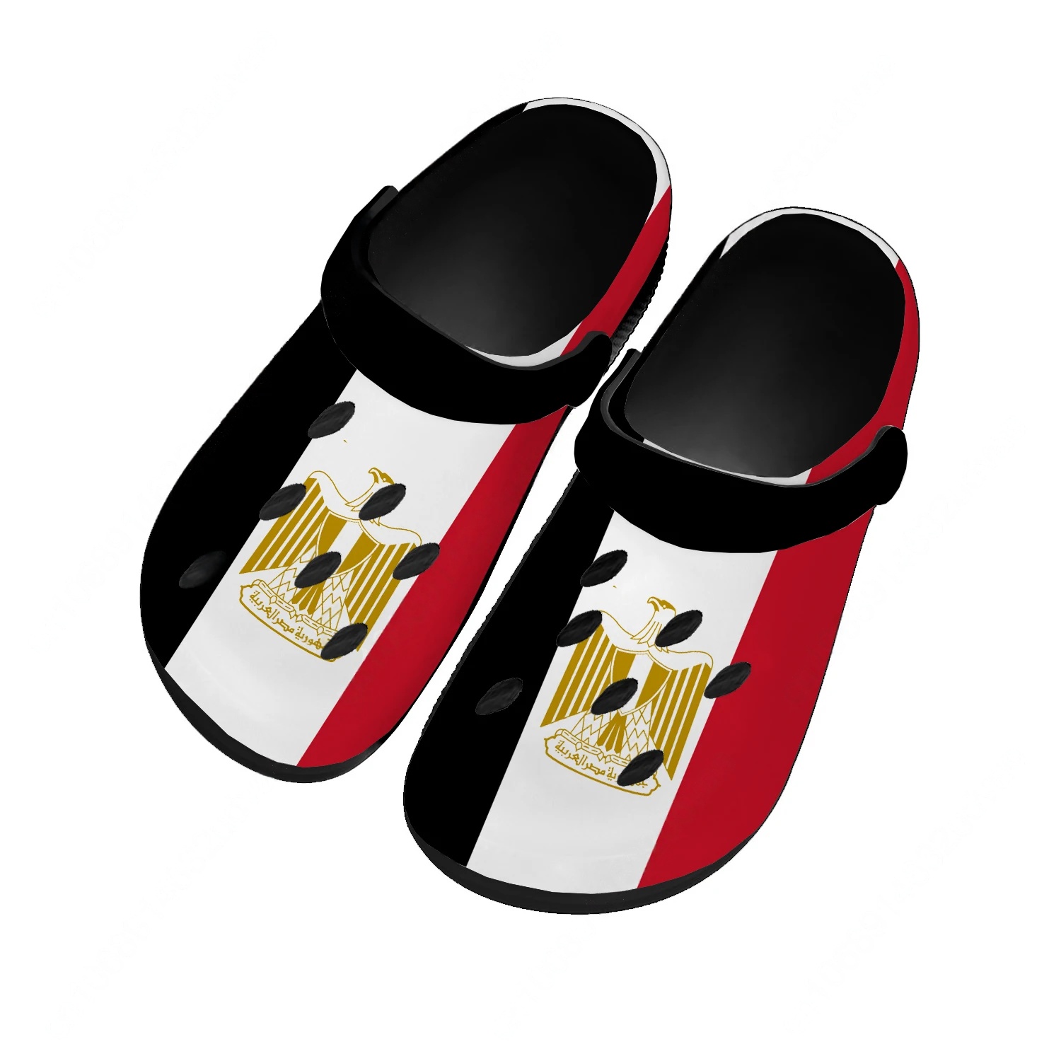 Women Shoes Egypt - エジプト国旗ウォーターシューズ男性女性快適なホームガーデン下駄カスタマイズサンダルビーチ通気性穴スリッパ
