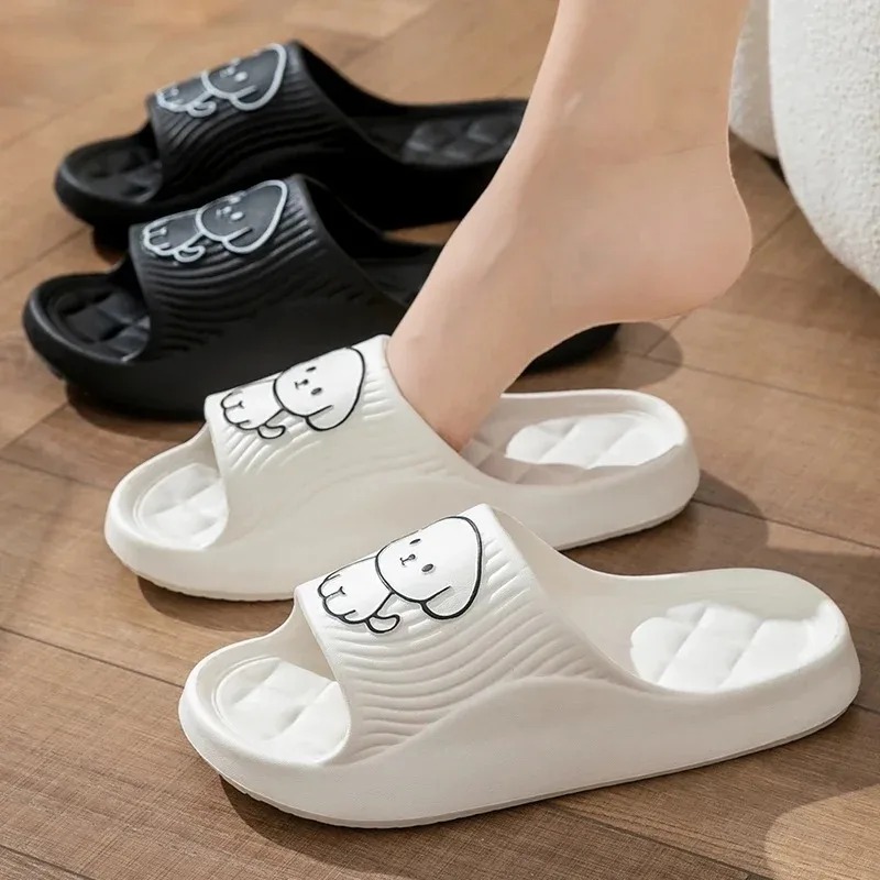 かわいいカートンスリッパ、バスルームスリッパ、クラウドクッシ - Mule Slip On のレビューと価格