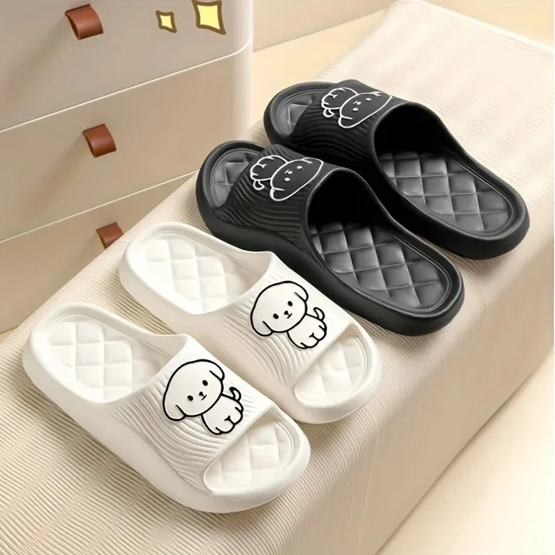 かわいいカートンスリッパ、バスルームスリッパ、クラウドクッシ - Mule Slip On のレビューと価格