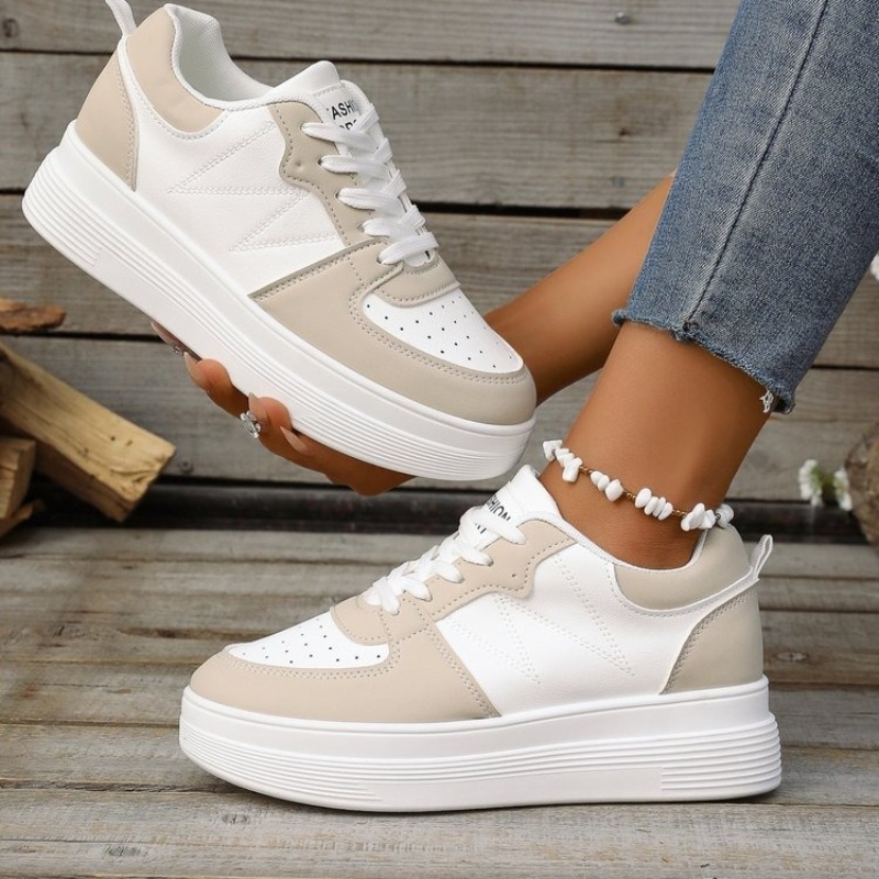 レディース プラットフォームスニーカー ラウンドトゥ チャン - Platform Sneakers Chunky のレビューと価格