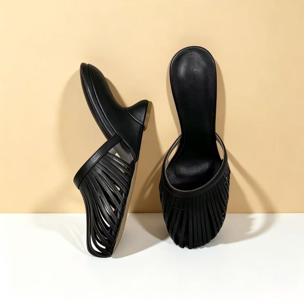 2026年夏 レディース メタリックストラップ カットアウト - Women Shoes Mules のレビューと価格