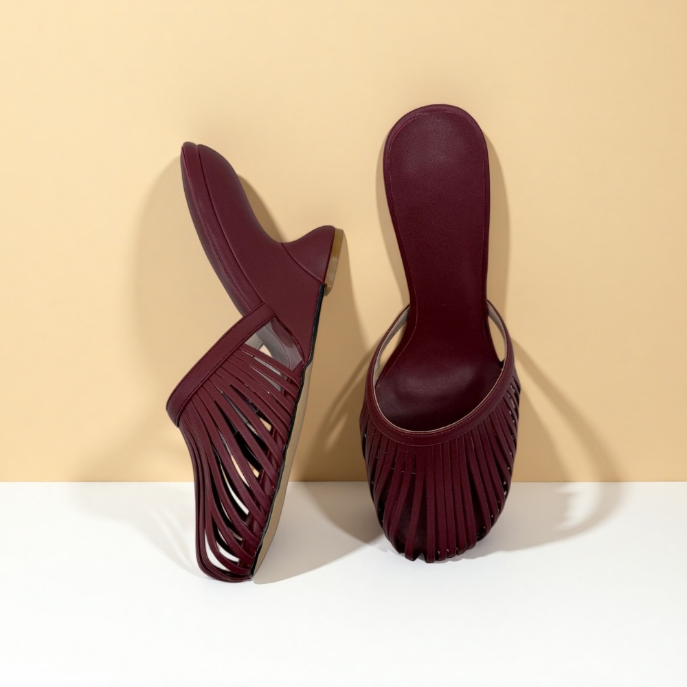 2026年夏 レディース メタリックストラップ カットアウト - Women Shoes Mules のレビューと価格
