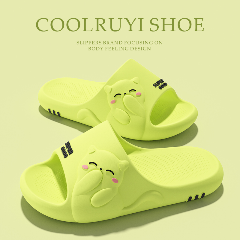 カップル漫画猫ソフトソールサイドスリッパ夏2026プラスサイ - Mule Slip On のレビューと価格