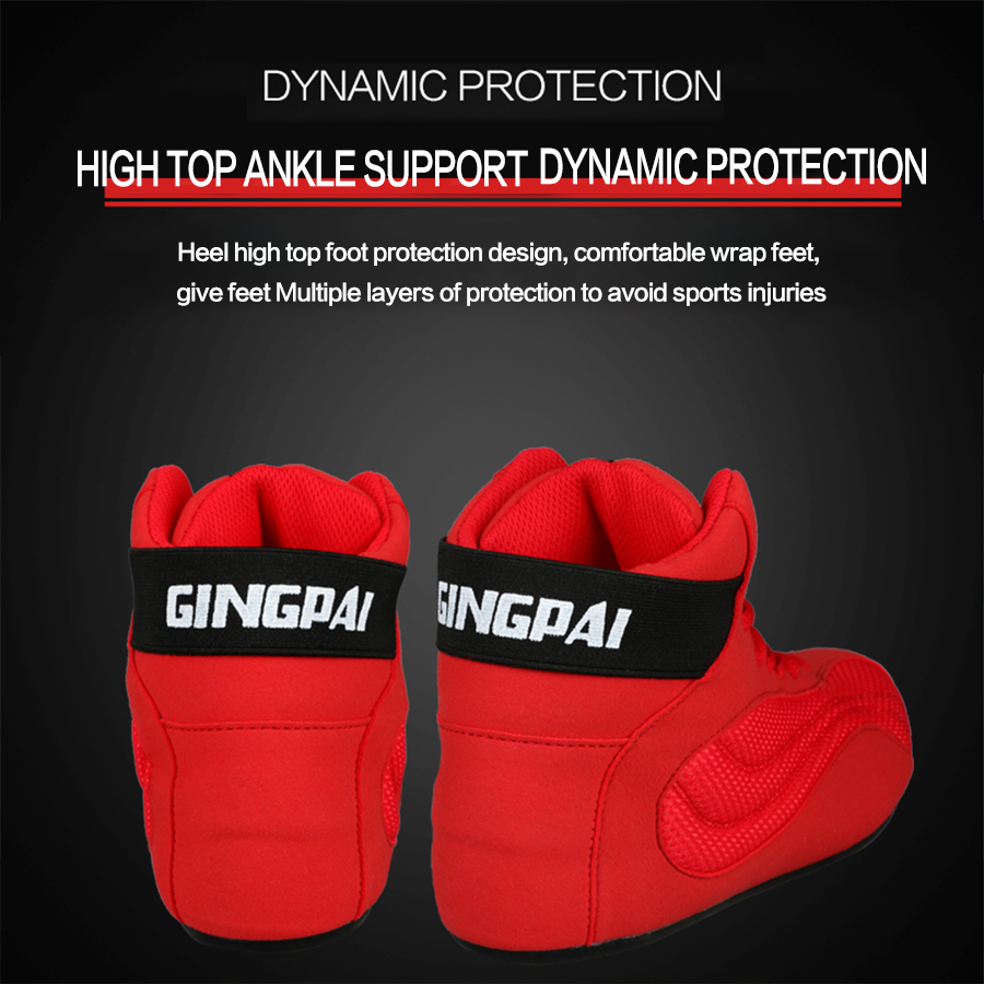 プロボクシングシューズ男性重量挙げハイトップジム戦闘トレーニ - Women'S Shoes Weightlifting のレビューと価格