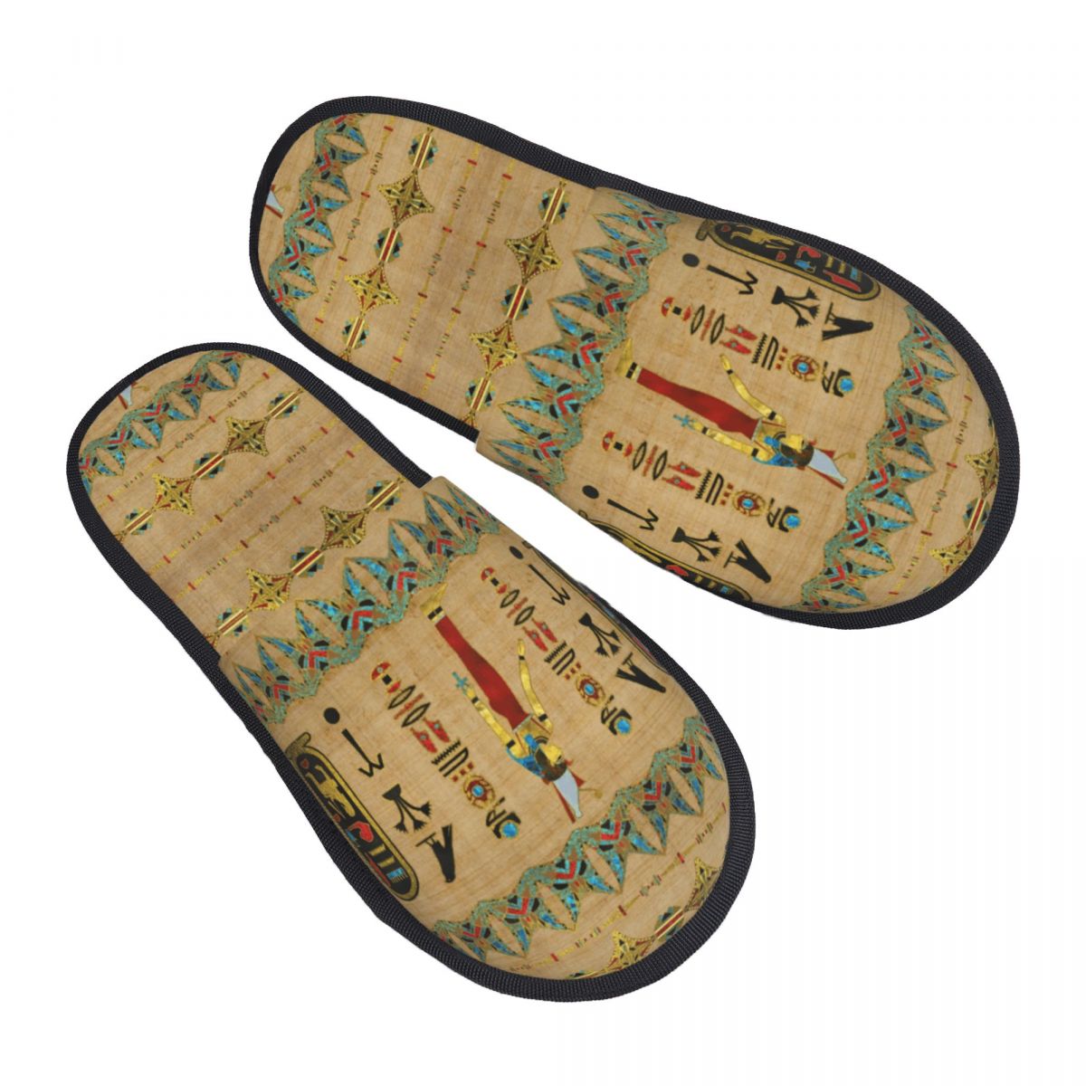 カスタムプリント女性エジプトムトシンボルハウススリッパ居心地 - Women Shoes Egypt のレビューと価格