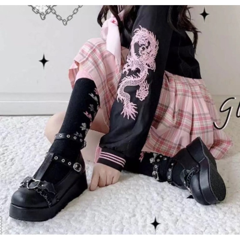 女の子と女性のためのハート型のバックル付きプラットフォームウ - Women Shoes Japanese Brand のレビューと価格