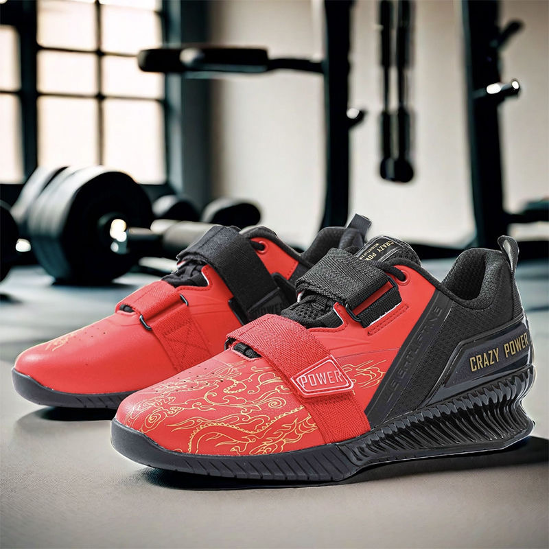 ブランドクレイジーパワードラゴンパターン重量挙げブーツ男性女 - Women'S Shoes Weightlifting のレビューと価格