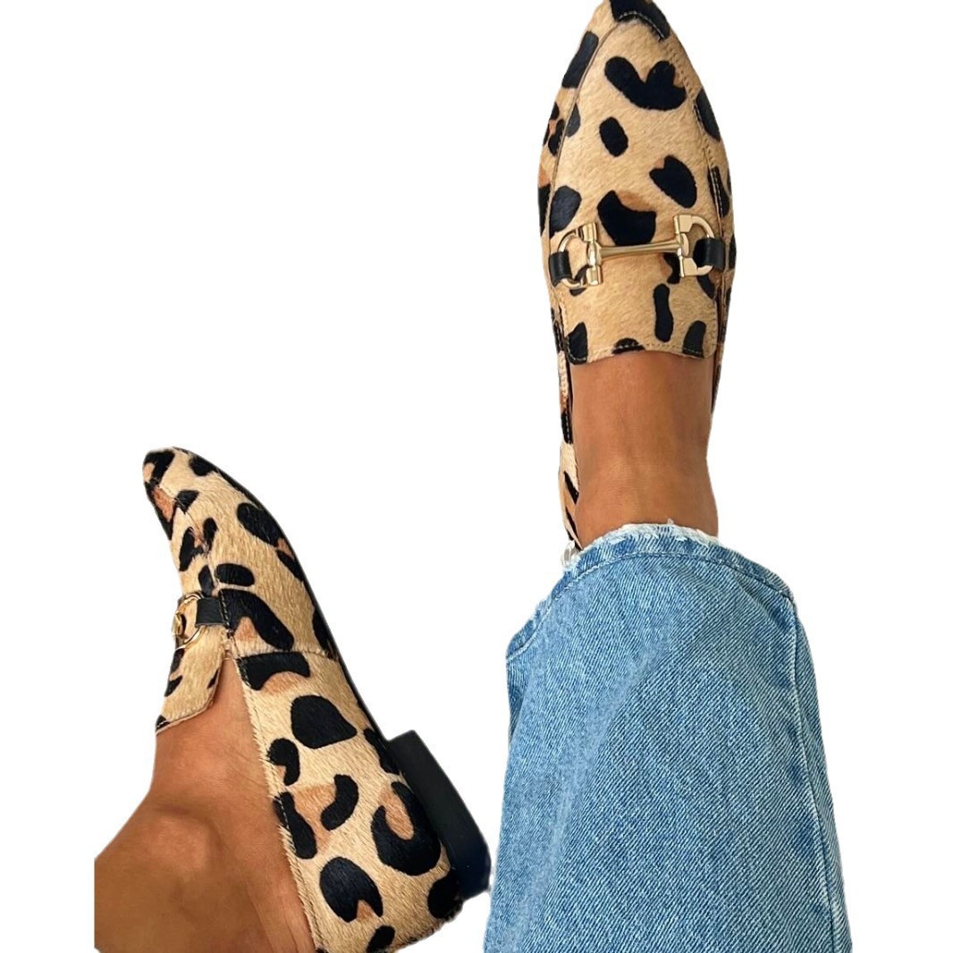 大きいサイズ40-43 レオパード柄レディースシューズ、20 - Women Shoes Mules のレビューと価格