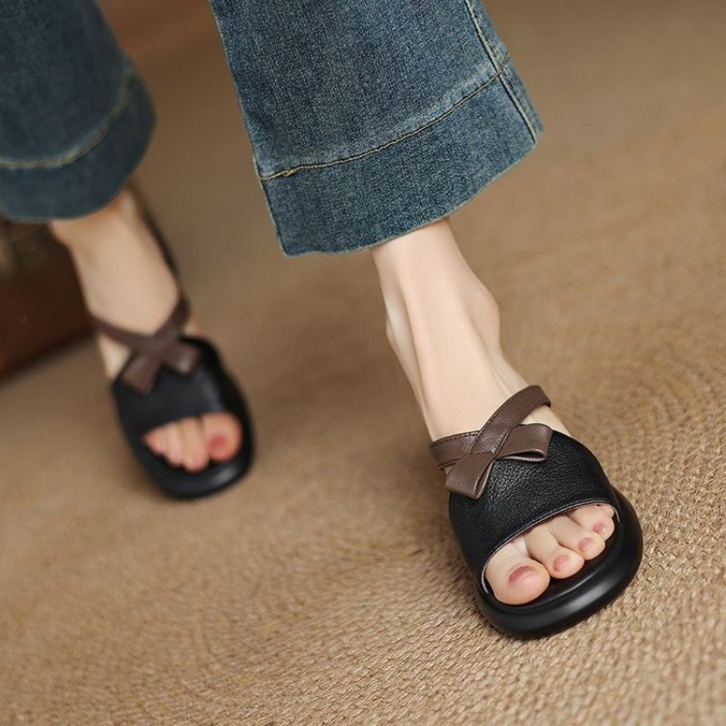 女性用ミュールチャンキーヒールサンダル、ミニマリストオープン - Women Shoes Mules のレビューと価格