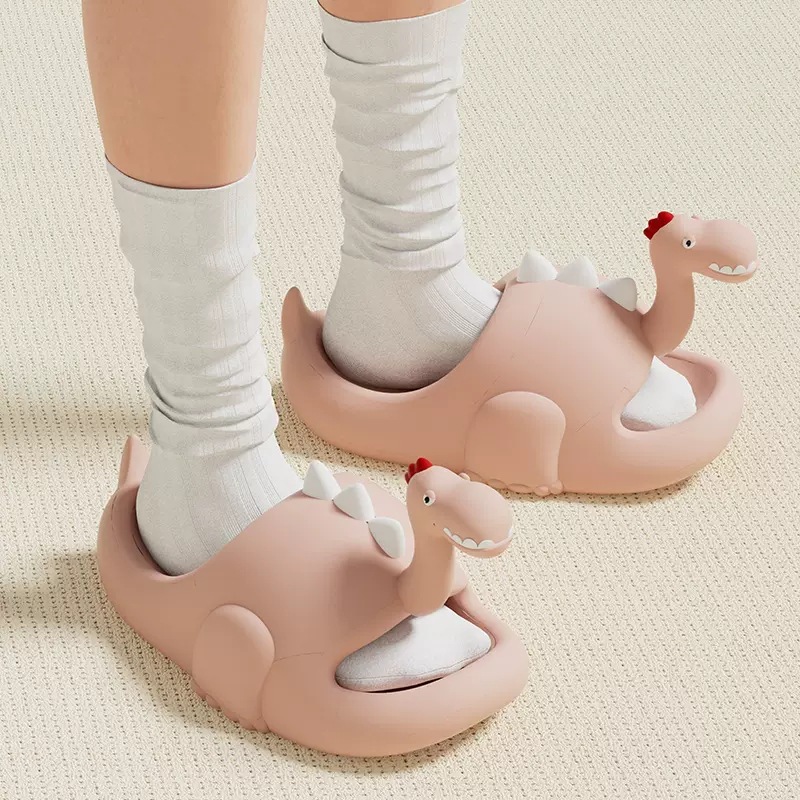 恐竜の夏のスリッパ,屋内と屋外の靴,柔らかく,滑りにくい,楽 - Women'S Shoes Non Slip のレビューと価格