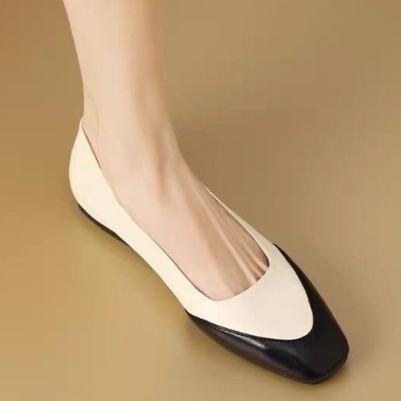 カラーブロックプラスサイズシングルシューズ女性のファッション - Women'S Shoes Non Slip のレビューと価格
