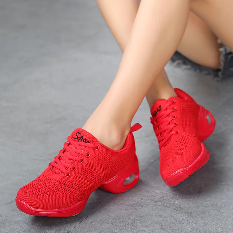 レッドジャズダンスシューズガールズ2026夏メッシュ通気性ス - Women'S Shoes Red Bottoms のレビューと価格