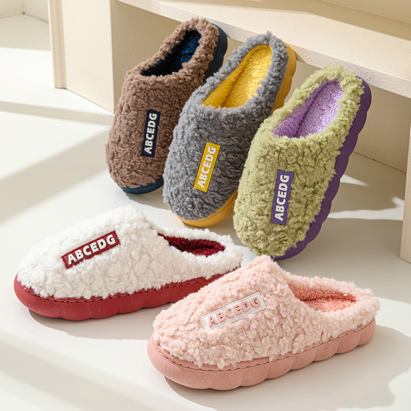 トレンド冬用カップル室内用滑り止め付きメンズ・レディース兼用 - Women'S Shoes To Men'S のレビューと価格