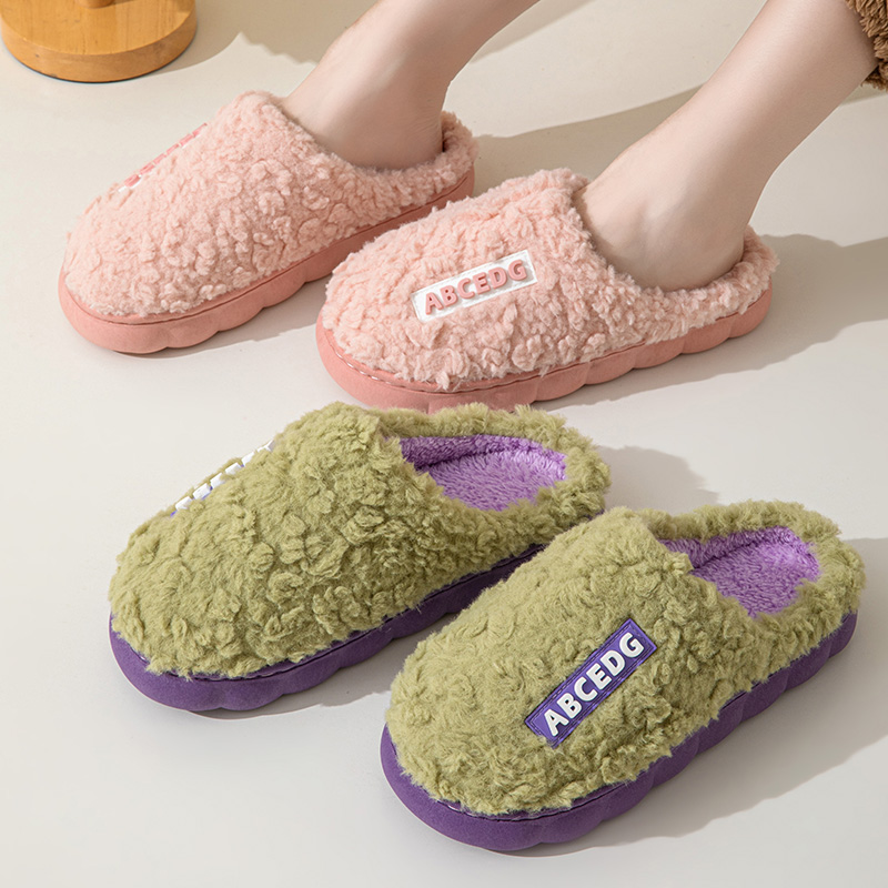 トレンド冬用カップル室内用滑り止め付きメンズ・レディース兼用 - Women'S Shoes To Men'S のレビューと価格