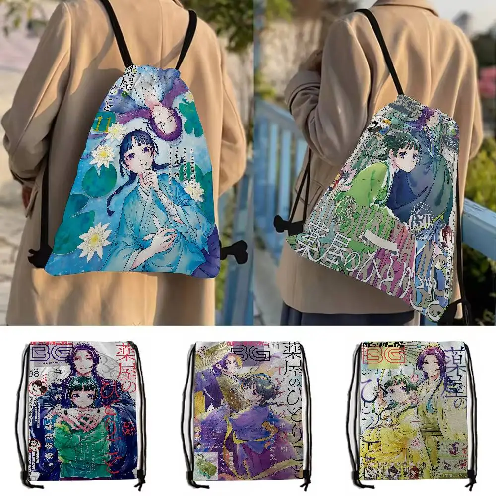 薬屋日記アニメ巾着バッグジムポーチバッグバックパック女性ポー - Women'S Shoes Back To School のレビューと価格