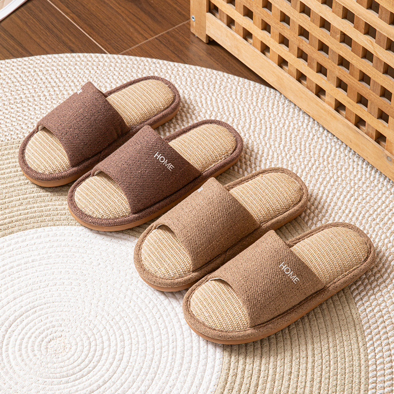 リネンプラットフォーム女性のスリッパハウス 2026 春夏デ - Women'S Shoes Non Slip のレビューと価格
