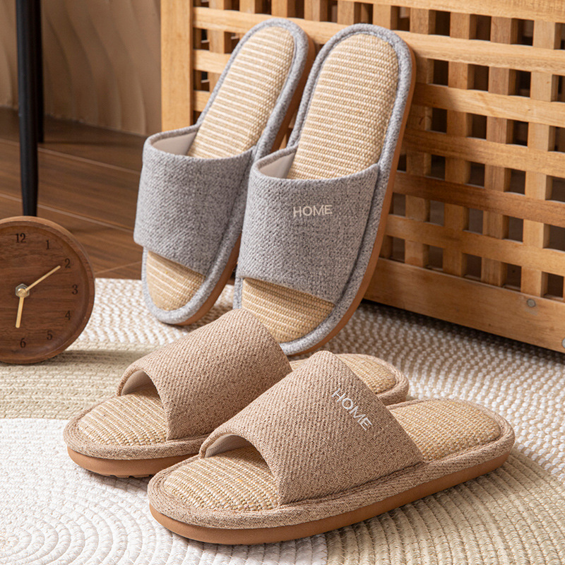 リネンプラットフォーム女性のスリッパハウス 2026 春夏デ - Women'S Shoes Non Slip のレビューと価格
