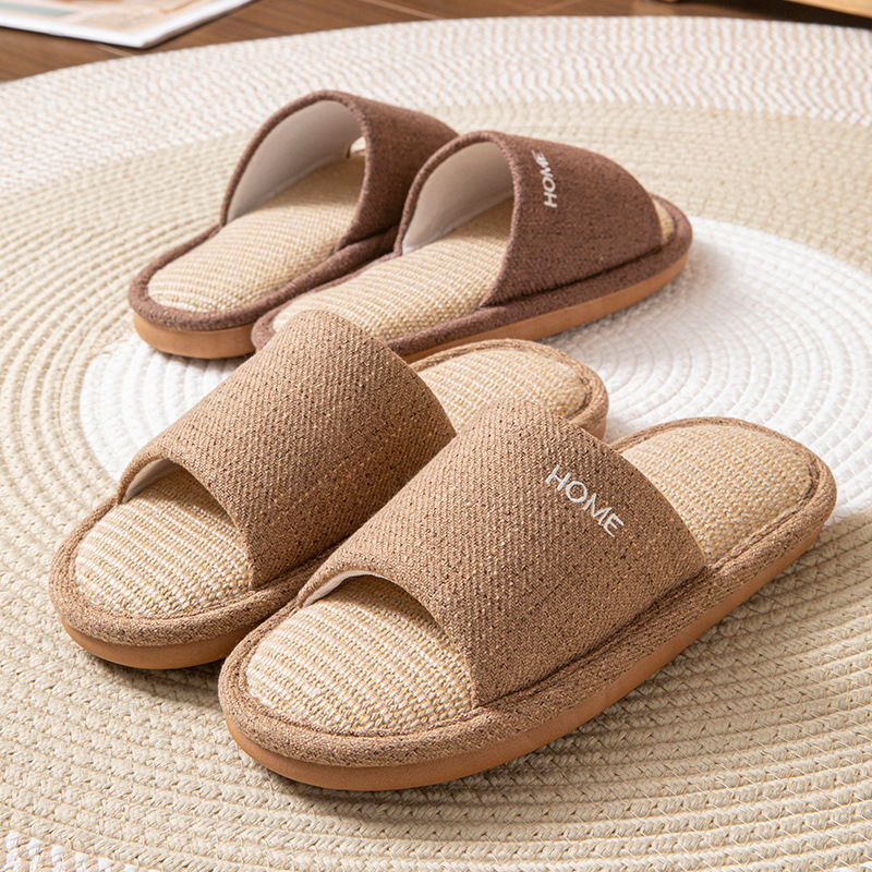 リネンプラットフォーム女性のスリッパハウス 2026 春夏デ - Women'S Shoes Non Slip のレビューと価格