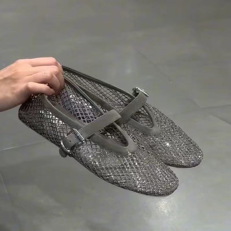 中空ラインストーンバオトウサンダル レディース 2026年新 - Mule Slip On のレビューと価格