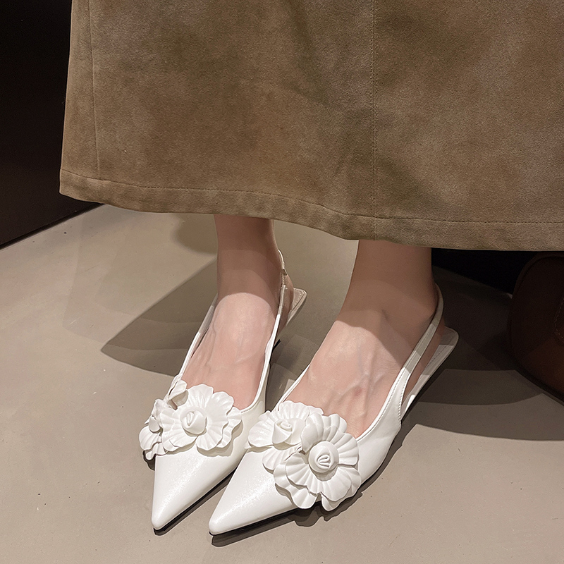 新しいスタイルの高級女性のミュールシューズ夏のファッションハ - Women Shoes Mules のレビューと価格