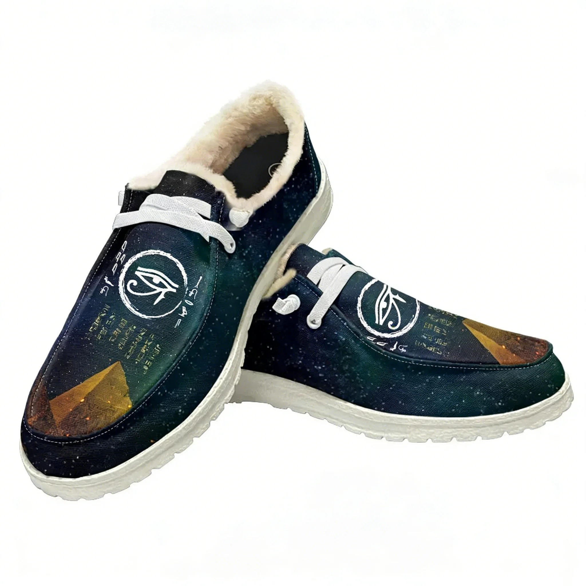 エジプトの神ホルスのぬいぐるみカジュアルシューズ フラットシ - Women Shoes Egypt のレビューと価格