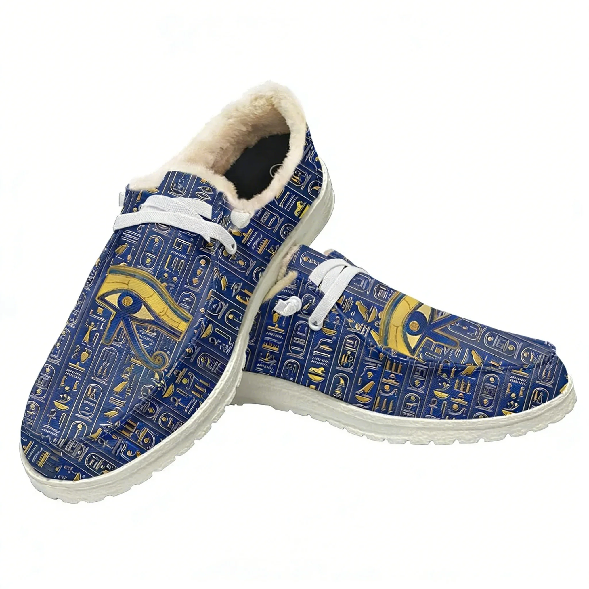 エジプトの神ホルスのぬいぐるみカジュアルシューズ フラットシ - Women Shoes Egypt のレビューと価格