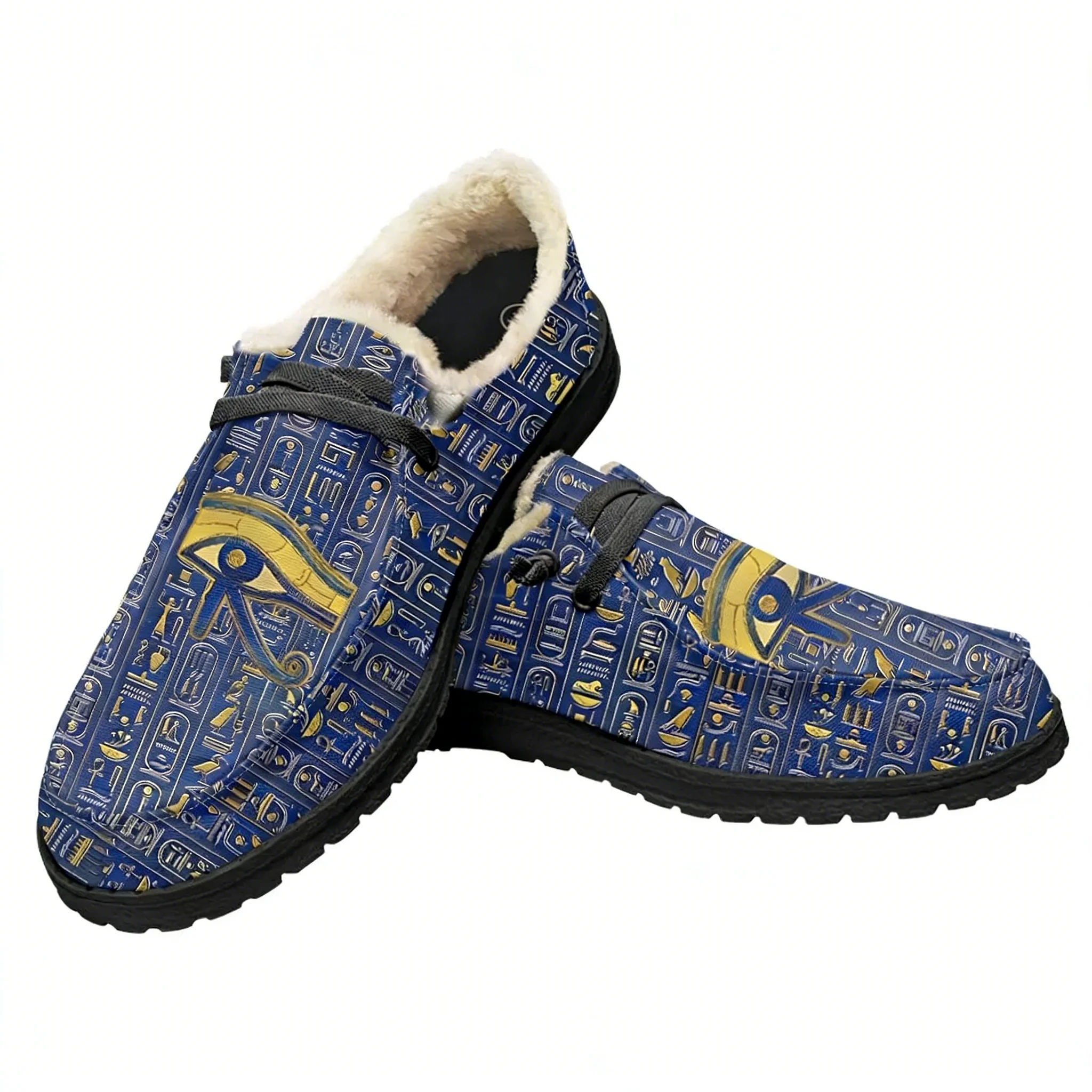 エジプトの神ホルスのぬいぐるみカジュアルシューズ フラットシ - Women Shoes Egypt のレビューと価格