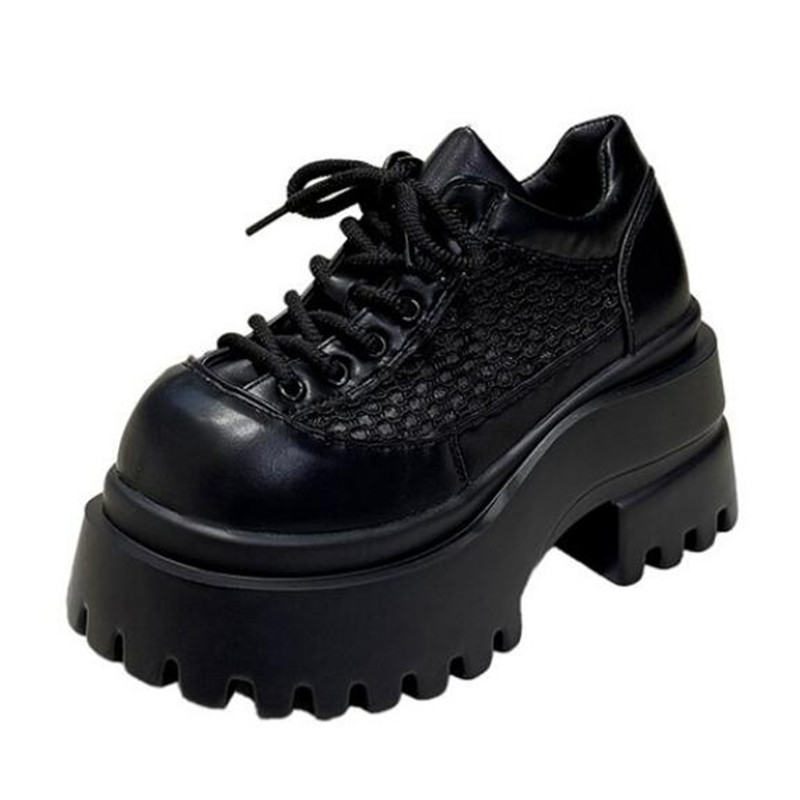 9CMメッシュマイクロファイバーレザーシューズ 2026年新 - Platform Sneakers Chunky のレビューと価格