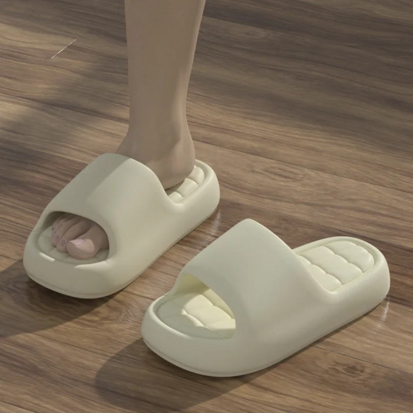 クラウドスリッパ レディース チェック柄 サマーサンダル ビ - Women'S Shoes To Men'S のレビューと価格
