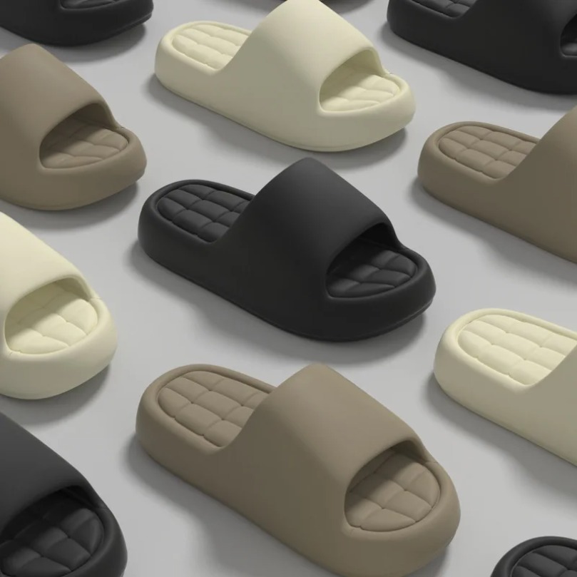 クラウドスリッパ レディース チェック柄 サマーサンダル ビ - Women'S Shoes To Men'S のレビューと価格
