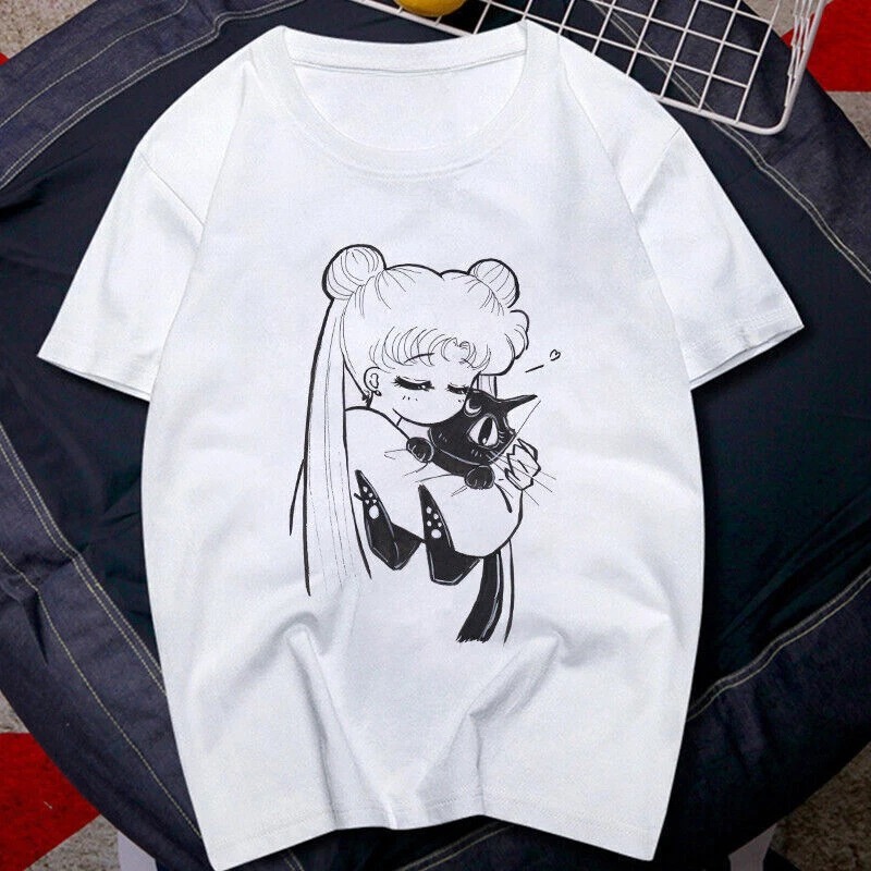 Tシャツ 90年代 アニメ セーラームーン レトロ グラフィ - Women'S Shoes In The 90S のレビューと価格