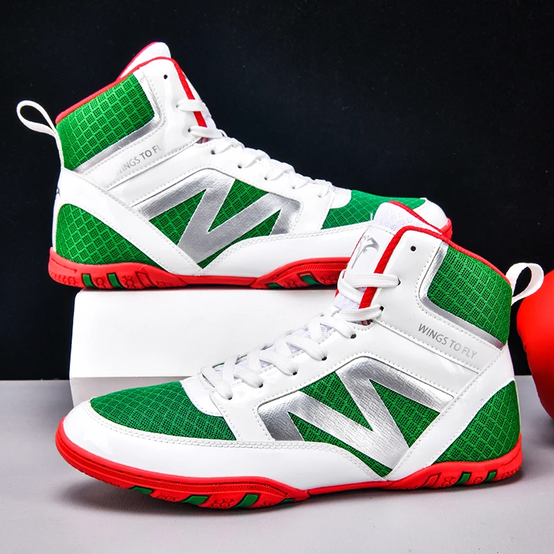 レスリングシューズ男性ボクシングシューズファイティングサンダ - Women'S Shoes Weightlifting のレビューと価格