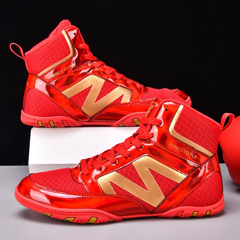 レスリングシューズ男性ボクシングシューズファイティングサンダ - Women'S Shoes Weightlifting のレビューと価格