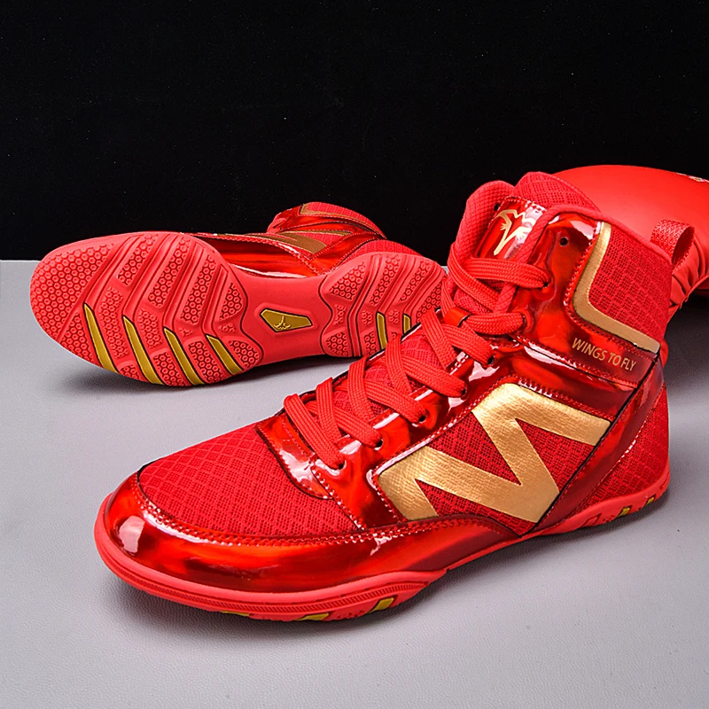 レスリングシューズ男性ボクシングシューズファイティングサンダ - Women'S Shoes Weightlifting のレビューと価格