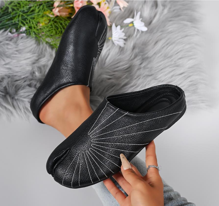 ファッション足袋忍者靴女性フラットバレエ分割つま先バレリーナ - Women Shoes Japanese Brand のレビューと価格